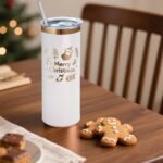 16 Pack Rose Gold Plated Stainless Steel Tumbler Straight Double Wall Powder Coated for Laser Engrave, 20oz White to Bronze - Image 5