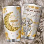 KOIXA To My Son Tumbler Insulated Love You To The Moon And Back Elephant Coffee Cup With Lid 20oz Sunflowers Elephants Jewelry Style Stainless Steel Travel Mug For Son From Mom - Image 6
