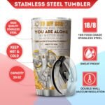 KOIXA To My Son Tumbler Insulated Love You To The Moon And Back Elephant Coffee Cup With Lid 20oz Sunflowers Elephants Jewelry Style Stainless Steel Travel Mug For Son From Mom - Image 8