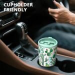 TILUCK 20 oz Tumbler with Lid, Vacuum Insulated Stainless Steel Coffee Mug, Double-Walled Travel Tumbler for Hot and Cold Drinks(Cactus, 20oz) - Image 5