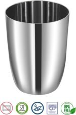 Vinod Stainless Steel Glass Set of 6 - Premium Metal Cups | Beer Glasses | Juice Glass - Image 5