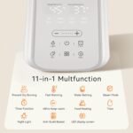 Baby Bottle Warmer for Breast Milk with Timer & Night Light, 11-in-1 Milk Warmer for Baby Bottles, 48H Keep Warm, BPA-Free Fast Heating with Adjustable Temperature for Glass/PPSU Bottles - Image 3
