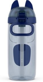 Ello Ellies 16oz Plastic Kids Water Bottle with Straw and Built-in Carrying Handle and Leak-Proof Locking Lid for School backpack, Lunchbox and Outdoor Sports, Dog - Image 10