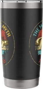 Tyler The Man The Myth The Legend Men Personalized Name Stainless Steel Insulated Tumbler - Image 3