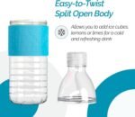 Copco Hydra Water Bottle with Spill-Resistant Lid, 16.9 oz - Reusable Tritan Non-Slip Sleeve, Twist-Open Body - BPA-Free, Leak-Proof, Durable & Portable for Gym, Office, School (Light Blue) - Image 5