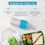 Copco Hydra Water Bottle with Spill-Resistant Lid, 16.9 oz - Reusable Tritan Non-Slip Sleeve, Twist-Open Body - BPA-Free, Leak-Proof, Durable & Portable for Gym, Office, School (Light Blue) - Image 6