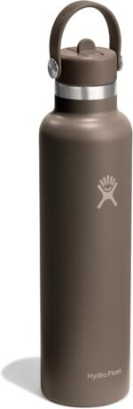 Hydro Flask Water Bottle - Insulated Stainless Steel - Straw Lid, Non Spill, Leakproof in 24 Oz Sandpiper - Image 3