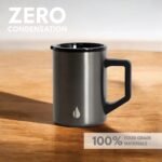 Elemental Insulated Coffee Mug - Triple-Wall Stainless Steel Summit Travel Cup for Hot and Cold Drinks - Thermal Coffee Mug with Lid and Handle for Camping, Office & Travel 16oz - Gunmetal - Image 5