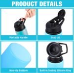 Yinder 16 PCS 20oz Aluminum Water Bottle Bulk Multicolor Reusable Sports Bottle with Snap Lids Multipack Vacuum Water Flask for Travel Camping, Picnics, Gym, Hiking, Cycling, Fishing - Image 4