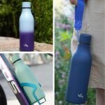 Insulated Water Bottle with Strap,18 oz Double Wall Stainless Steel Vacuum Bottles Metal Water Flask,Foggy Blue - Image 5