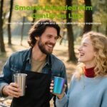 Luxgola 8 Pack 12oz Stainless Steel Cups, Stainless Steel Stacking Beer Pint Cups, Stainless Steel Water Tumbler for Home, Party, Camping, Outdoor, Stackable Drinking Glasses, Reusable, BPA Free - Image 3