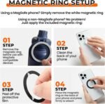 M2C® Magnetic Insulated Water Bottle 24oz (Dark Blue) – Compatible with MagSafe Magnetic Tumbler, Gym Water Bottle with Tripod Mount, Cell Phone Holder - Image 3