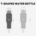 40oz Black Water Bottle Stainless Steel, Keep Cold 24H&Hot 12H, Water Bottle with Straw&Spout Lids, Insulated Water Bottle Double Wall Vacuum, Fit in Any Car Cup Holder, Leak-proof BPA Free - Image 3