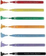 Way 2 Create Your Own Personalized Gifts, (2) White 20 oz Insulated Tumbler Mugs with Lids, (1) Set of 7 Acrylic Paint Pens - Image 5