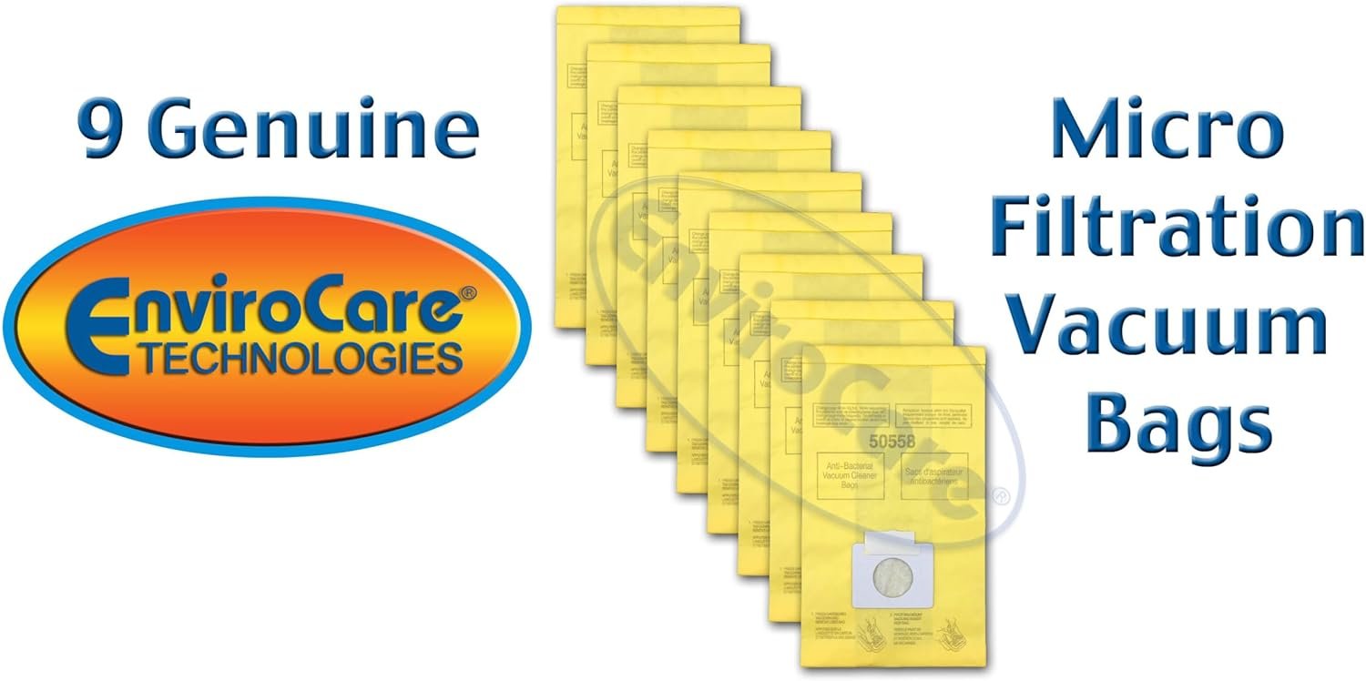 Envirocare Premium Replacement Multi-layer Micro Filtration Vacuum Bags Compatible with Kenmore Canister Vacuums Type C/Q. 5055, 50557 and 50558 Panasonic Type C-5, 9 pack - Image 3