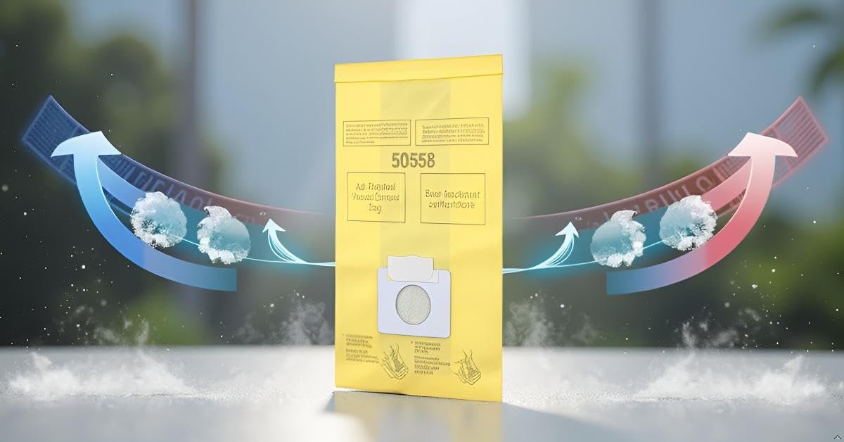 Envirocare Premium Replacement Multi-layer Micro Filtration Vacuum Bags Compatible with Kenmore Canister Vacuums Type C/Q. 5055, 50557 and 50558 Panasonic Type C-5, 9 pack - Image 7