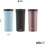 Ello Arabica 14oz Stainless Steel Travel Mug with Leak-Proof Slider Lid, Keeps Hot for 5 Hours, Perfect for Coffee or Tea, BPA-Free Tumbler | Gift for Coffee Lovers, Black - Image 4