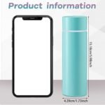 Irenare 5oz Mini Water Bottle Mini Insulated Stainless Steel Bottle Purse Water Bottle Cute Leak Proof Flask Keeps Drink Cold and Hot for Purse Women(Blue, Purple,2 Pieces) - Image 3
