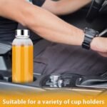 PROBTTL 18 oz Glass Juice Bottles with Lids – Refillable Clear Glass Water Bottles with Stainless Steel Airtight Caps, Dishwasher Safe, Reusable Drinking Juice Containers (6-Pack, No Sleeves) - Image 6