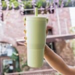 BrüMate Resa 35oz 100% Leakproof Travel Tumbler with Handle & Straw | Flexible SoftSip Straw | Silicone Sleeve for Durability | Stainless Steel | Cup Holder & Travel Friendly Water Bottle | (Cedar) - Image 7