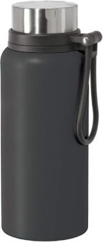 OGGI Terrain Insulated Stainless Steel Water Bottle - Large 32-Ounce Capacity, Also Suitable for Coffee & Hot Drinks, Black - Image 3