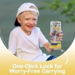 omedecal Kids Water Bottle for School, 16 Oz Plastic Straw Water Bottle with Silicone Spout and Leakproof Cover, Dishwasher Safe (Excavator) - Image 4