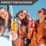 CWHHRN 8 Oz Glass Juice Bottles, 6 Pack Glass Bottles with Lids, BPA Free, Borosilicate Glass, Leak Proof Lids for Juicing, Smoothies, Water Bottles, Food Storage, Shaker Bottles - Image 5