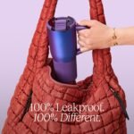 BrüMate Müv - 25oz 100% Leak Proof Insulated Coffee Mug with Handle & Lid - Stainless Steel Coffee Travel Mug - Double Walled Coffee Cup (Blue Agave) - Image 5