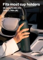 Opard Slim Water Bottle 32oz, Dishwasher Safe Plastic Water Bottle BPA-Free, Leakproof Screw Top, Forest Green, Reusable for Travel School Sport Gym Hiking - Image 5