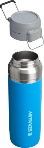 Stanley Quick Flip GO Water Bottle 36 oz | Push Button Lid | Leakproof and Packable for Travel and Sports | Insulated Stainless Steel | BPA-Free | Azure - Image 3