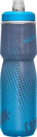CamelBak Podium Chill Bike Insulated Squeeze Water Bottle Blue Dot, 24oz - Image 3