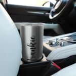 Frankie Personalized Name Travel Mug Stainless Steel Insulated Tumbler - Image 4