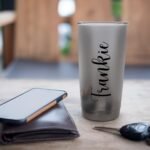 Frankie Personalized Name Travel Mug Stainless Steel Insulated Tumbler - Image 5