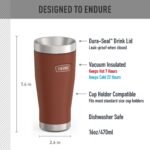 THERMOS ICON SERIES, Stainless Steel Tumbler, Saddle, 16 oz - Image 3