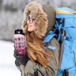 Familavida National Parks Water Bottle with Stickers | 32oz Leakproof Insulated Stainless Steel with Straw | Perfect for Hiking, Camping & Travel (Blue-Black) - Image 7