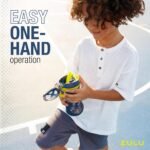 ZULU Torque 16oz Plastic Kids Water Bottle with Silicone Sleeve and Leak-Proof Locking Flip Lid - Image 7