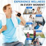 Hydrogen Water Bottle, 3000PPB Portable Hydrogen Water Ionizer Machine, Rechargeable Hydrogen Water Bottle Generator,with SPE & PEM, Hydrogen Water Cup for Exercise, Travel, Home, Office -Black - Image 5