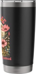 MELANIE Name Cute Retro Girls Wildflower MELANIE Name Stainless Steel Insulated Tumbler - Image 3