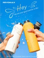 RevoMax 20oz Insulated Water Bottle, One-Hand Open Design, Vacuum Stainless Steel Water Bottles, Keep 36H Cold/18H Hot, Leakproof and BPA Free, Sports Flask for School,Travel, Gym - Image 3