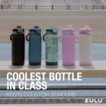 ZULU Powerfill Pro 18oz Kids Stainless Steel Water Bottle with Quick Fill Lid, Triple Wall Vacuum Insulated, Leak Proof Locking Lid, Sip & Chug, Reusable, BPA Free, Dishwasher Safe, Green Camo - Image 6