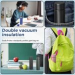 Irenare 5oz Mini Water Bottle Mini Insulated Stainless Steel Bottle Purse Water Bottle Cute Leak Proof Flask Keeps Drink Cold and Hot for Purse Women(Colorful,4 Pieces) - Image 4