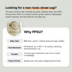 GROSMIMI Spill Proof no Spill Magic Sippy Cup with Straw with Handle for Baby and Toddlers, Customizable, PPSU, BPA Free 10 oz (Pink) - Image 3