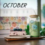 SUROQUE December Birth Month Flower Iced Coffee Glass Cup 16oz Custom Tumbler Birthday Gifts Personalized Gifts for Women, Teachers, Bridesmaids, Birthdays, Mom, Valentines - Image 3