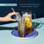 Maars Skinny Clear Tumbler with Lid and Straw | 16oz Premium Acrylic, Insulated Double Wall Plastic Reusable Water Cups, BPA-Free To Go Cups for Iced Coffee, Juice & Ice Tea - Image 4