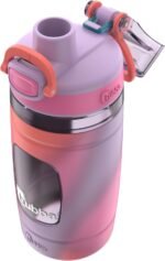 Bubba Kids Flo Silicone Sleeve and Wide Mouth 16oz. Water Bottle Medium Multi Frost (Tie Dye) - Image 4