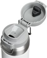 Stanley Quick Flip GO Water Bottle 36 oz | Push Button Lid | Leakproof and Packable for Travel and Sports | Insulated Stainless Steel | BPA-Free | Frost - Image 3