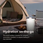 Corkcicle Classic Tumbler - Keeps Drinks Cold for 9 Hours & Hot for 3 - Triple-Insulated Stainless Steel - Holiday Tumbler Gift - 24 oz - Dune - Image 7