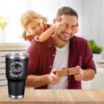 Fanfoobi 30oz Best Dad Ever Tumbler Personalized Coffee Travel Mug Daddy Tumbler from Son Daughter, Coffee Cup for Dad Gifts for Birthday Fathers Day Christmas - Image 6