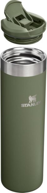 Stanley AeroLight Transit Bottle 20 oz | Locking Drink Through Lid | Leak Resistant Water Bottle or Coffee Travel Mug | Lightweight Insulated Stainless Steel | BPA-Free | Dried Pine - Image 3