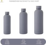 Paramexview® Water Bottle 24oz Double Wall Thermical Insulated Stainless Steel, Vacuumed Flask and BPA-Free for Sport and Travel, Leakproof Cold & Hot drinks such as tea, coffee, water - Image 4